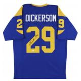 Autographed Eric Dickerson HOF 99 Jersey