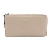 Louis Vuitton Cream Zip Long Wallet