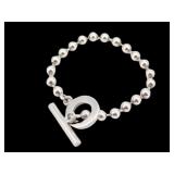 GUCCI Silver Ball Chain Bracelet