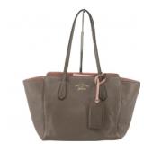 Gucci Taupe Leather Handbag