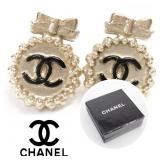 Chanel Coco Ribbon Earrings