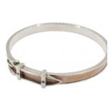 Hermes Belt Motif Bangle Bracelet