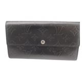 Louis Vuitton Black Monogram Portefeuille Wallet