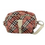 Burberry Pink Check Shoulder Bag