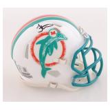 Autographed Tyreek Hill Dolphins Mini Helmet