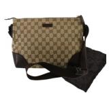 Gucci Canvas GG Monogram Shoulder Bag