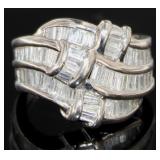 Platinum 1.69 ct Natural Diamond Ring