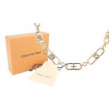 Louis Vuitton Gold Tone Chain Necklace