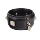 Prada Studded Leather Bangle Bracelet