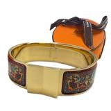 Hermes Enamel Bangle Bracelet