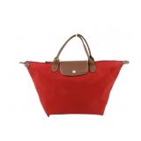 LONGCHAMP Red Pliage Hand Bag