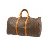 LOUIS VUITTON Monogram Keepall 50 Travel Bag