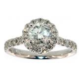 14k Gold 1.48 ct Round Brilliant Diamond Ring