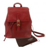 Coach Leather Backpack