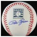 Autographed Pete Rose OML Hall Of Fame Baseball