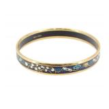 Hermes Enamel Bangle Bracelet