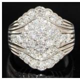 Platinum Brilliant 2.00 ct Natural VS Diamond Ring