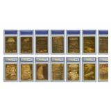 Star Wars 23KT Gold Card Set