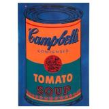 Andy Warhol Campbells Soup Navy Lithograph