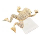 Christian Dior Frog Brooch