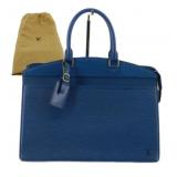 Louis Vuitton Toledo Blue Epi Riviera Hand Bag