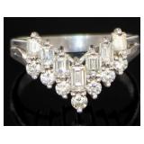 Platinum 1.08 ct VS Natural Diamond Ring