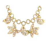 Celine Rhinestone Fish Choker Necklace