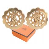 Hermes Clip-On Horse Earrings