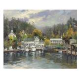 Roche Harbor by Thomas Kinkade