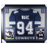 Autographed Demarcus Ware Custom Framed Jersey