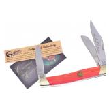 Michael Prater Hen & Rooster Spiney Stockman Knife