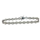 10k Gold 3.00 ct Diamond Bracelet