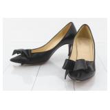 Christian Louboutin Leather Bow Heels Size 36.5