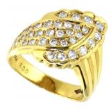 18k Gold 2/3 ct  Diamond Designer Ring