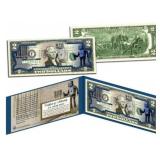 Banksy Robot Tagging Barcode $2 Bill