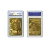 23K Gold Z-Force Michael Jordan Fleer Card