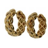 Brilliant Natural Diamond Huggie Hoop Earrings