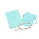 Return to Tiffany Heart Tag Silver  Bracelet