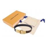 Louis Vuitton Fasten Your LV Leather Bracelet