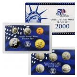 2000 US Mint Proof Set w' State Quarters