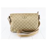 Gucci GG Canvas Sherry Line Shoulder Bag