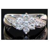 Platinum 1.00 ct Brilliant Natural Diamond Ring