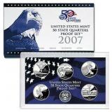 2007 United States Mint State Quarters Proof Set