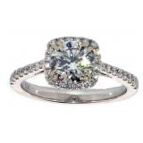 14k Gold 1.55 ct Round Brilliant Lab Diamond Ring