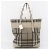 Burberry PVC Check Tote Bag