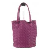 Bottega Veneta Intrecciato Purple Bucket Bag