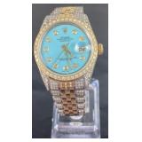 Rolex Oyster Datejust 36 Diamond Bust Down Watch
