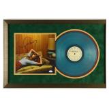 Autographed Taylor Swift Vinyl Display