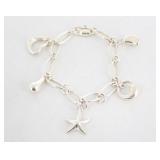 Tiffany & Co. Elsa Peretti Five-Charm Bracelet