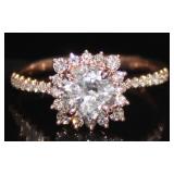 14k Gold 1.34 ct Round Brilliant Diamond Ring